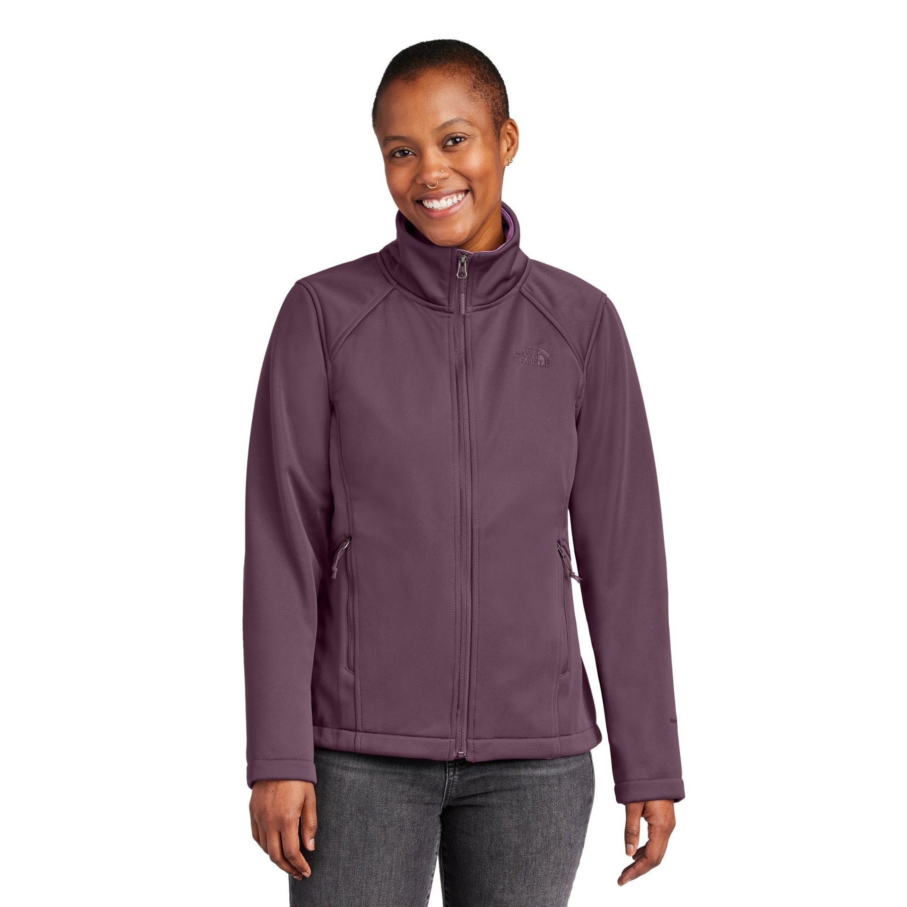 The North Face-The North Face® Women's Chest Logo Ridgewall Soft Shell Jacket NF0A88D4-MedTech-2
